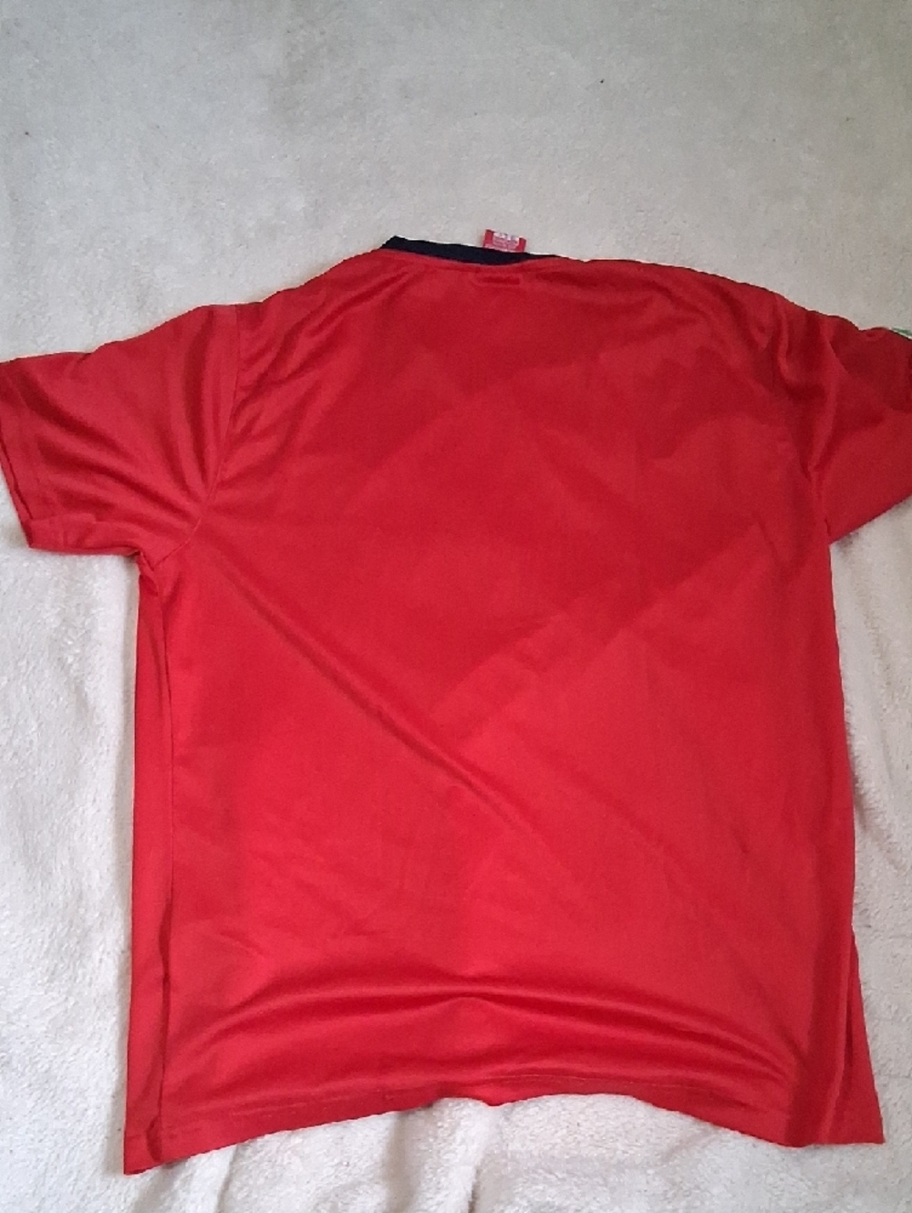 Civas Red Youth Soccer Jersey with Navy Trim - Picture 8 of 8